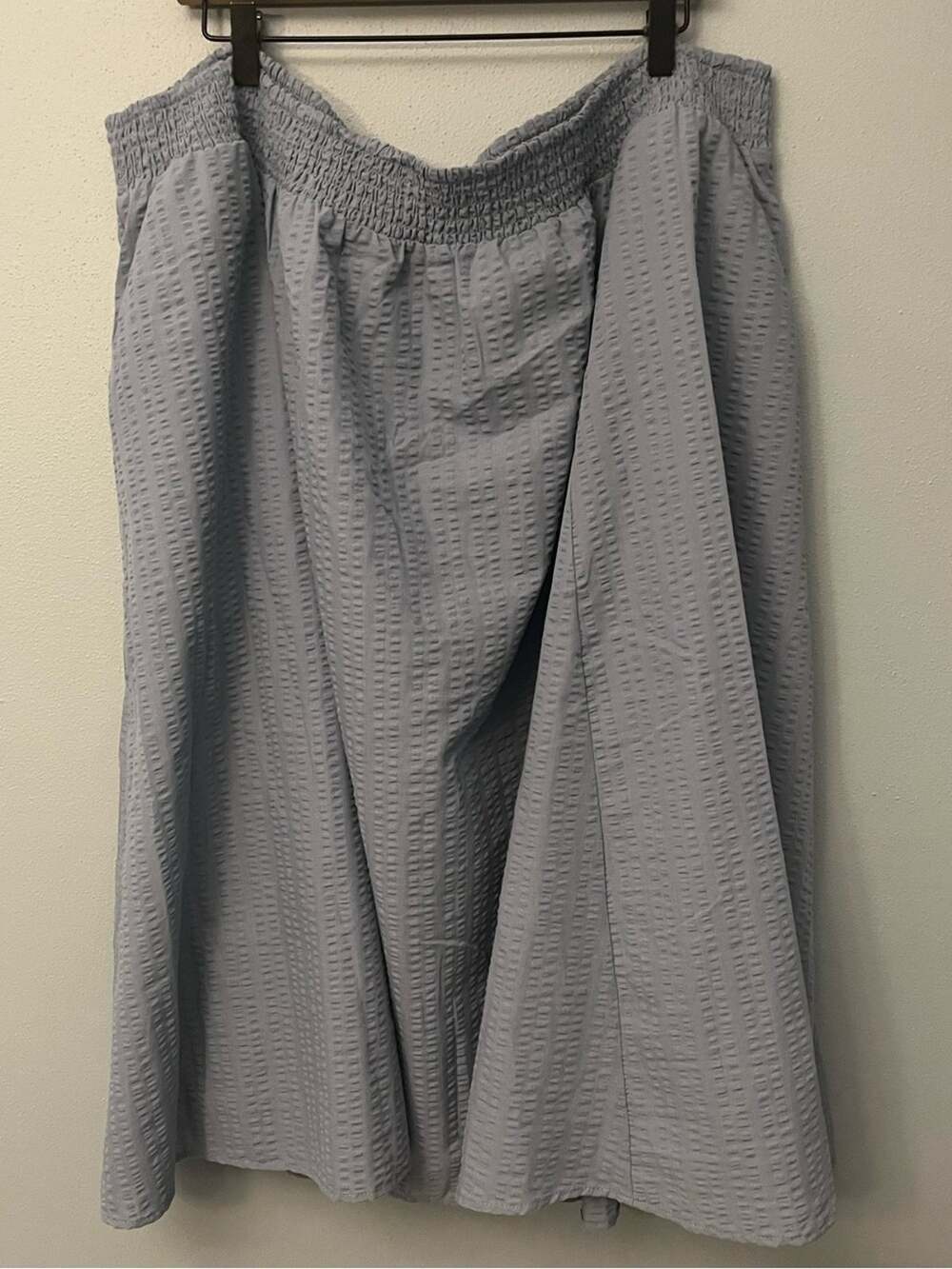 Torrid Seersucker Midi Skirt